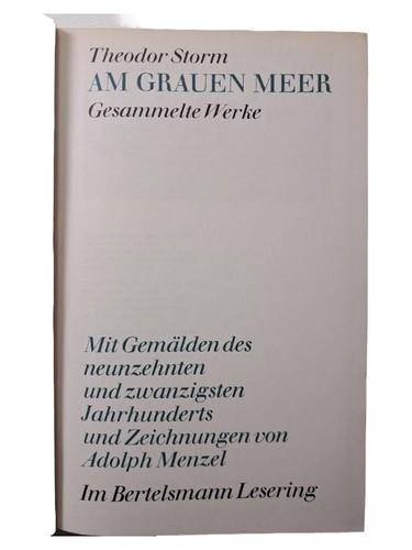 Theodor storm grauen - theodor,