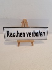Emailschild Rauchen verboten