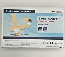 100 x Fingerpflaster Fingerverband Pflaster wasserfest YPSIPLAST®  2 x 18 cm Neu