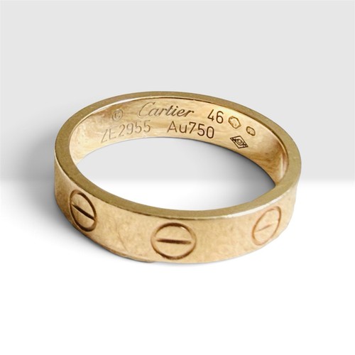 Cartier love ring 750 - cartier,