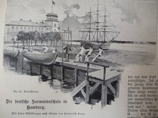Orig. Holzstich - Hamburg -