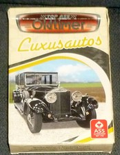 QUARTETTSPIEL- OLDTIMER - LUXUSAUTOS    TOP ASS    SEHR GUTER ZUSTAND, TOP