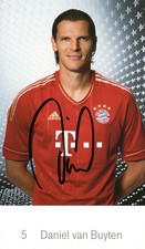 Autogrammkarte Daniel van