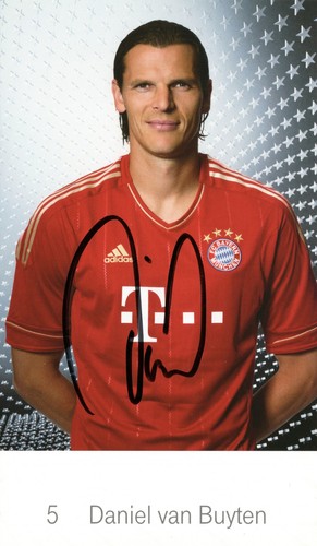 Autogrammkarte daniel van - daniel,