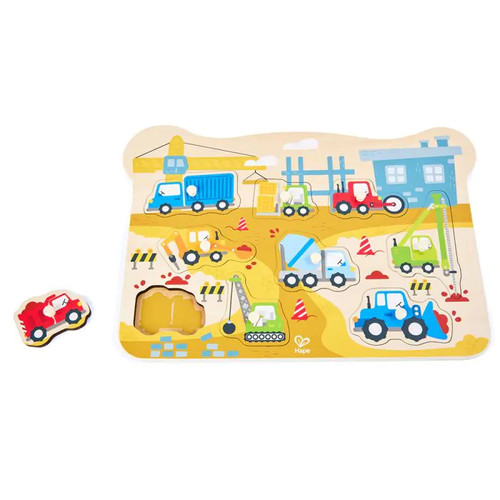 Hape bau steckpuzzle - hape,