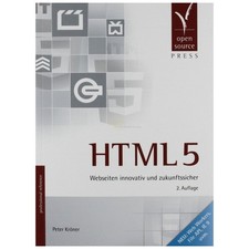 HTML5 - Webseiten innovativ & zukunftssicher (2. Auflage) Peter Kröner (NEU/OVP)