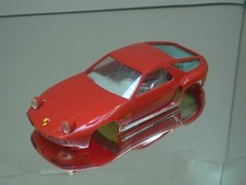 Slot 132 CARRERA Universal Karosserie PORSCHE 928 Oberteil rot komplett (1977)