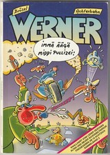 ✪ WERNER - Immä Ääga middi Pullizei!, Achterbahn 1993 COMIC-TASCHENBUCH Z1-