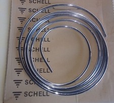  SCHELL VERCHROMT KUPFER ROHR, Kupferrohr 5000mm, 5m, Ø 10 mm auf Rolle