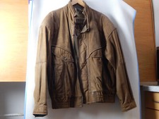 Canadian Natur Herren Jacke Blouson-Lederjacke 52 Leder Cognacfarben Vintage