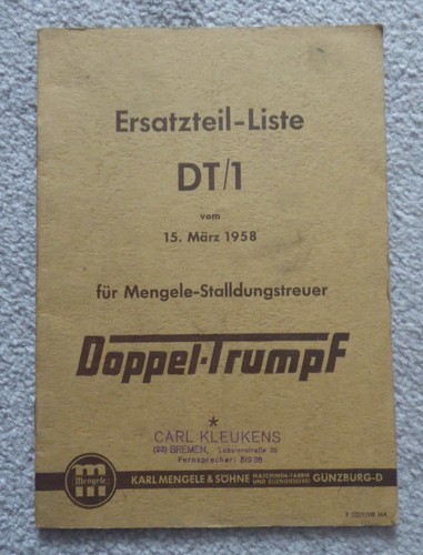 Mengele stalldungstreuer dt1 - mengele,