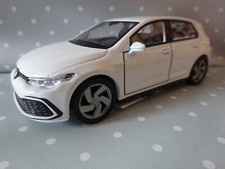 VW Golf 8 GTI weiss Modelauto