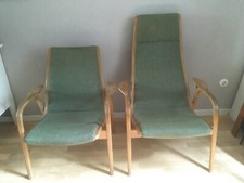 Swedese Lamino Sessel Stuhl mit Armlehnen Design Yngve Ekström Vintage 50er 60er