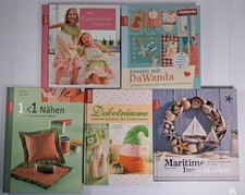 5 Bücher TOPP Nähen, Deko &