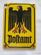 Emailschild Postamt 500 Jahre Post Gebraucht siehe Fotos