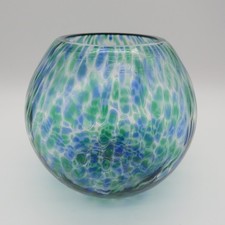Vintage glasvase kugelvase - vintage,