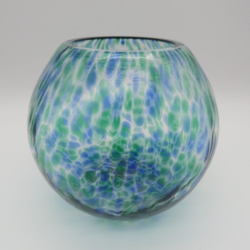 Vintage glasvase kugelvase - vintage,