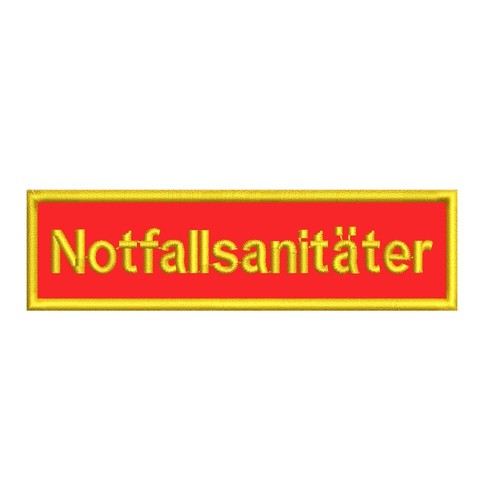 Notfallsanitäter patches mit - notfallsanitäter,