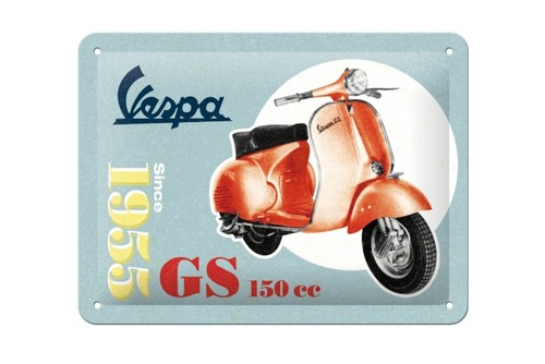 Vespa blechschild 150 - gs",