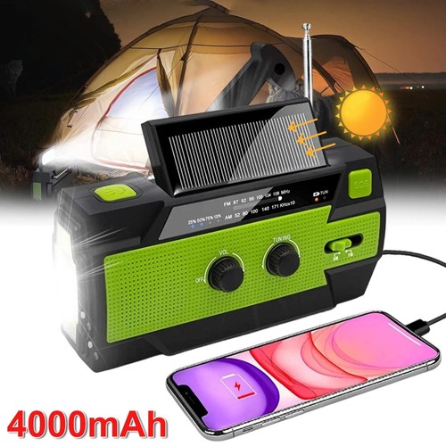 4000mah kurbelradio solar - 4000mah,