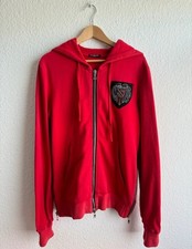 Balmain Paris Red Dragon Sweatjacke Hoodie RARE M