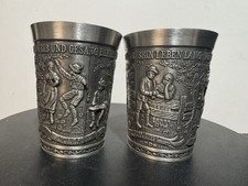 2 Zinnbecher Frieling Zinn