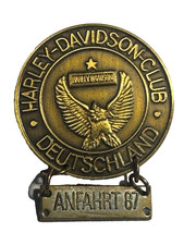 Brosche Button Harley Davidson