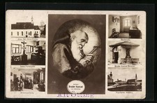 AK Altötting, Seliger Bruder Konrad, Portrait, Armenspeisung, Sterbezelle 