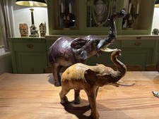 Antike Elefanten Aus Leder