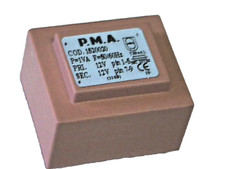 ? Printtrafo prim. 12V sek 12V 1VA Transformer Trenntrafo P.M.A. #1520020