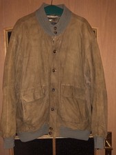 Wildlederjacke Jacke Blouson Gr. 54 Wildleder Vintage braun