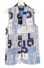 DESIGUAL 19SWEWXC Weste Damen Klein Gemustert Liniert
