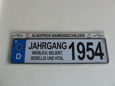 Albatros Namensschilder