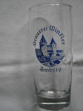 Altes 0,5L Brauerei Glas Winkler Amberg  Willibecher