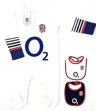 England Rfu Six Nations Rugby Set Babys Kinderwagen Schlafanzug Grow Body Romper