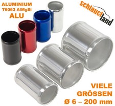 10cm ALU-ROHR Ø 6-200mm Alurohr Aluminium Rohr poliert Schlauchverbinder Sanitär