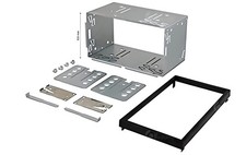 2-DIN Autoradio Einbaurahmen – Universal Metallrahmen , Standardgröße 103mm