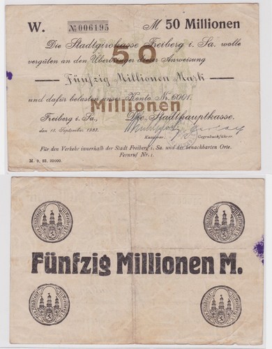 Millionen mark banknote - mark,