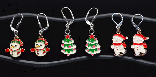 Edle weihnachtsohrringe mit - weihnachtsohrringe,