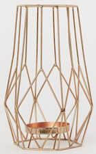 H&M Home Kerzenständer Kerzenhalter Teelichthalter gold rosegold  24 cm NP 25€