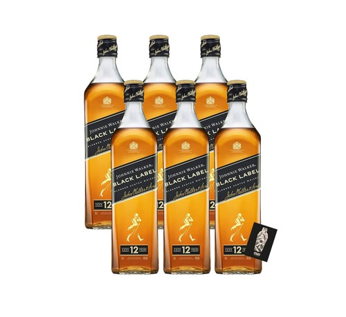 Johnnie walker 6er set black - walker, 6er-set