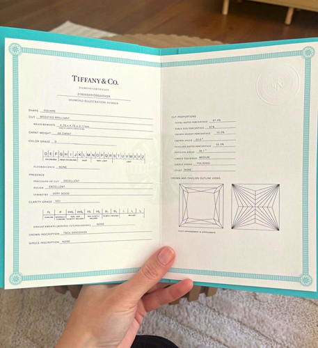 Tiffany solitär ring - &,