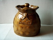 Gebäckdose Vorratsdose ~ Zuckersack ~ 19cm hoch - Steinzeug - neuwertig - Top