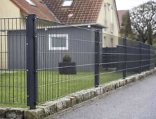 doppeltabmattenzaun anthrazit 83cm hoch 3 teile à 250cm und 1 halbes, neuwertig