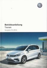 VW TOURAN 2 Betriebsanleitung  2016 Bedienungsanleitung Fahrer - Handbuch  BA