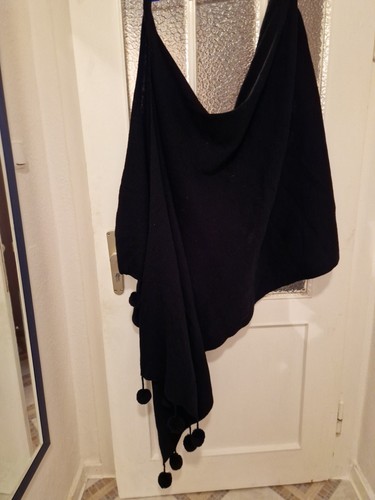 Großer poncho umhang schwarz - großer,