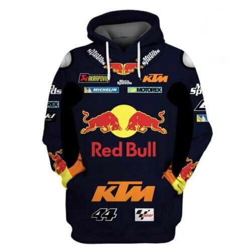 Neu heren hoodie red - bull, ktm