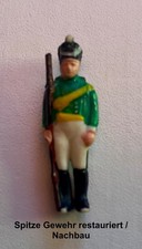 Ü-Ei / Ferrero Altfigur Soldat mit Gewehr Restauriert (1977) original! 3 v. 3