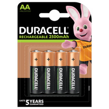 Duracell Reacharge Ultra NiMH AA HR06 1,2V 2500mAh 4er Blister