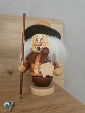 Chr. Ulbricht Räuchermann Wichtel, Schäfer, Original Erzgebirge, Seiffen